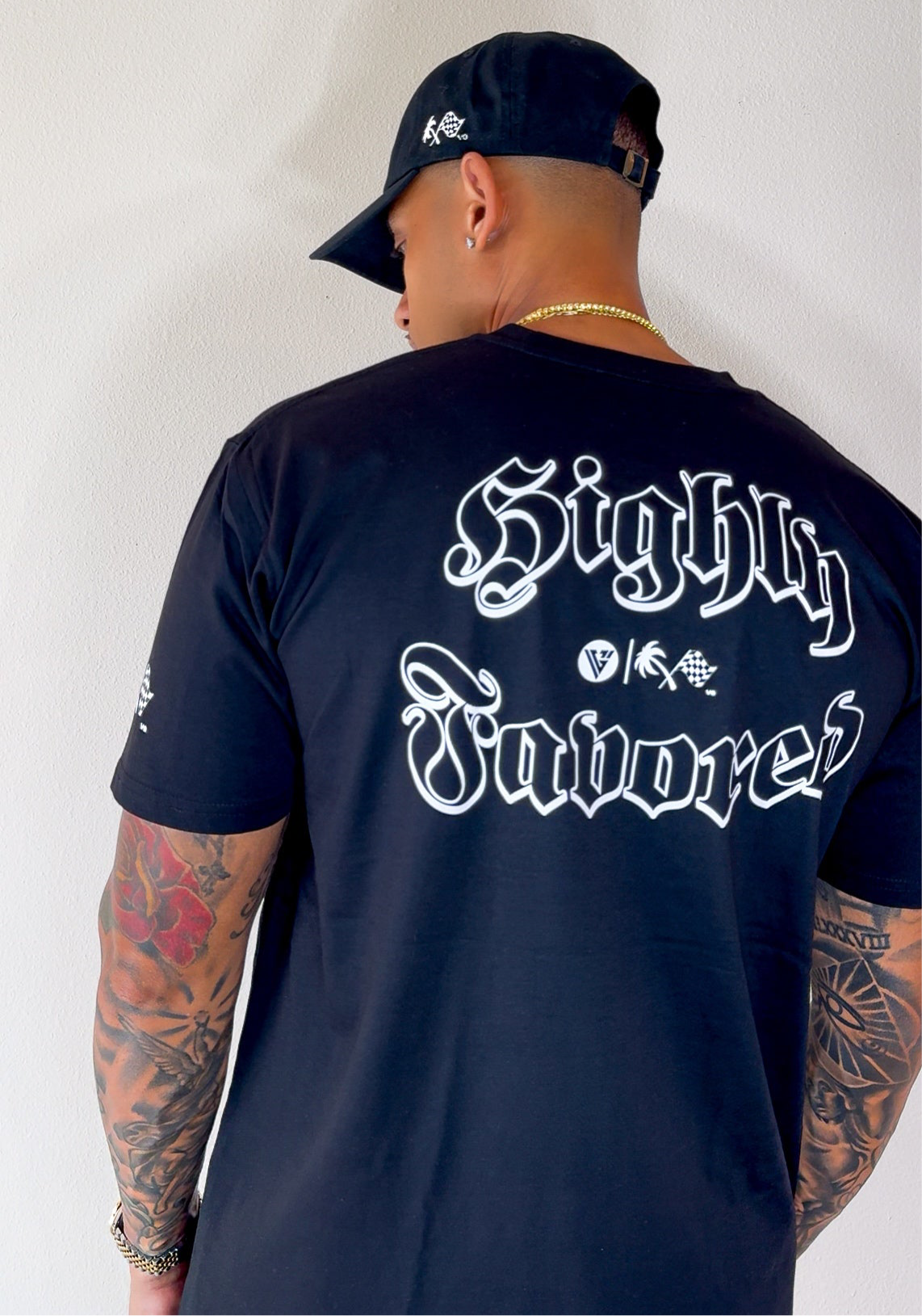 VG HIGHLY FAVORED . TEE